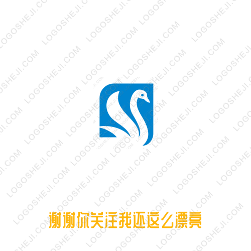 謝謝你關注我還這么漂亮logo設計