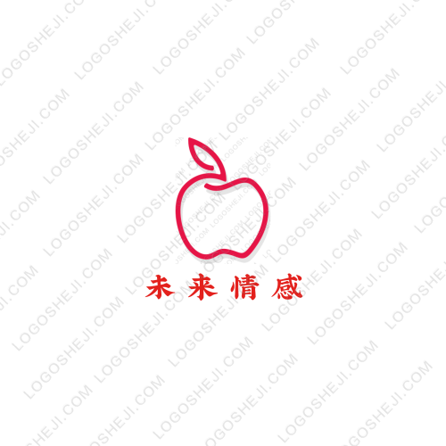 未來情感logo設計