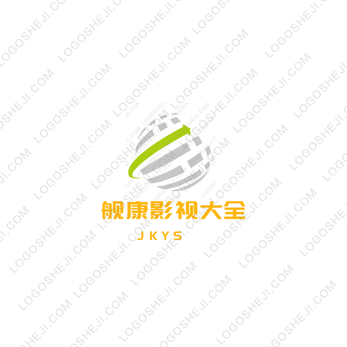 艦康影視大全logo設計