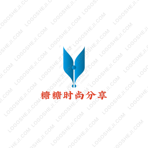 糖糖時尚分享logo設計
