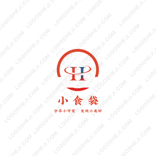 小食袋logo設計
