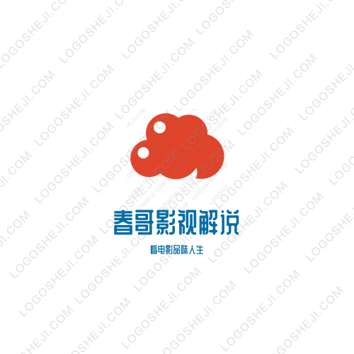 春哥影視解說logo設(shè)計
