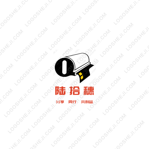陸拾穗logo設計