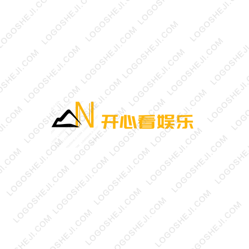 開心看娛樂logo設計