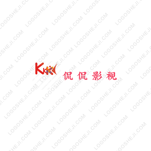 侃侃影視logo設計