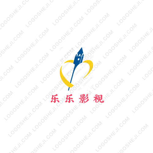 樂樂影視logo設計
