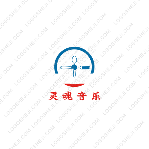 靈魂音樂logo設計