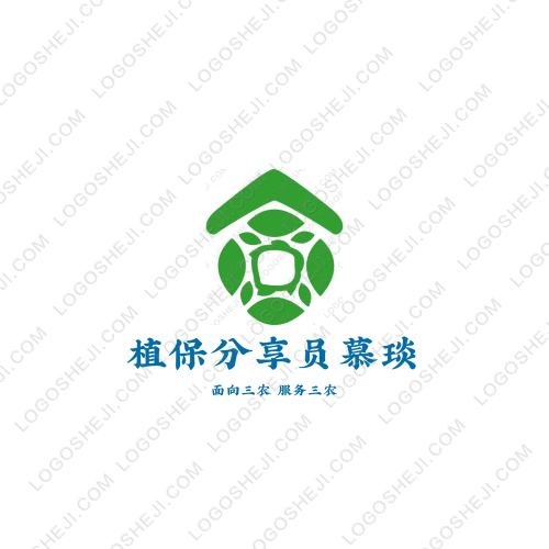 植保分享員慕琰logo設計