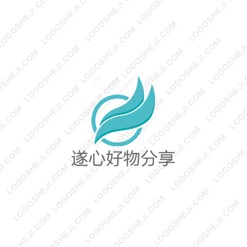 遂心好物分享logo設計