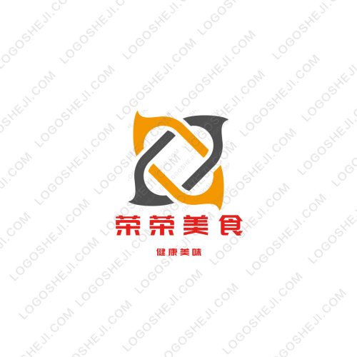 榮榮美食logo設(shè)計